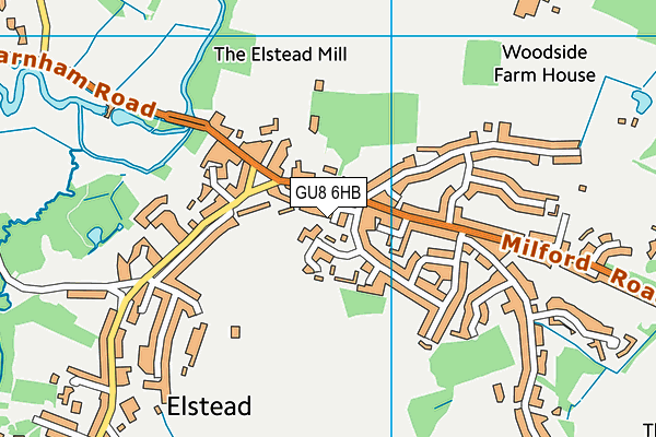 GU8 6HB map - OS VectorMap District (Ordnance Survey)