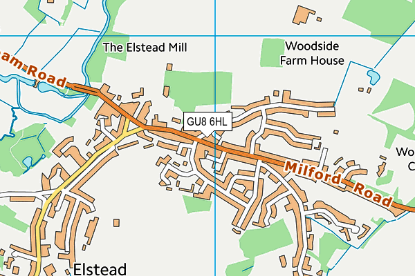 GU8 6HL map - OS VectorMap District (Ordnance Survey)