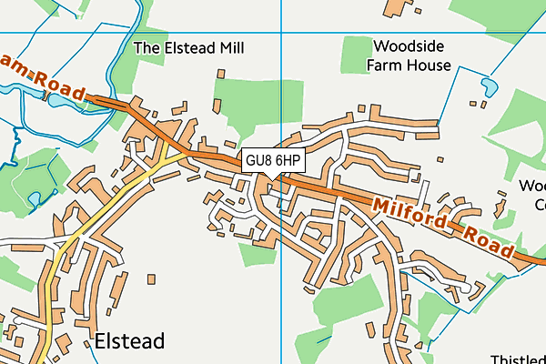 GU8 6HP map - OS VectorMap District (Ordnance Survey)