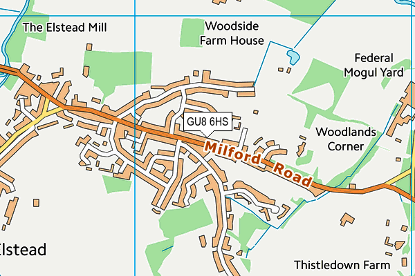 Map of THURSLEY INVESTMENTS LTD at district scale