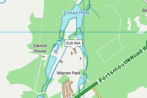 GU8 6NA map - OS VectorMap District (Ordnance Survey)