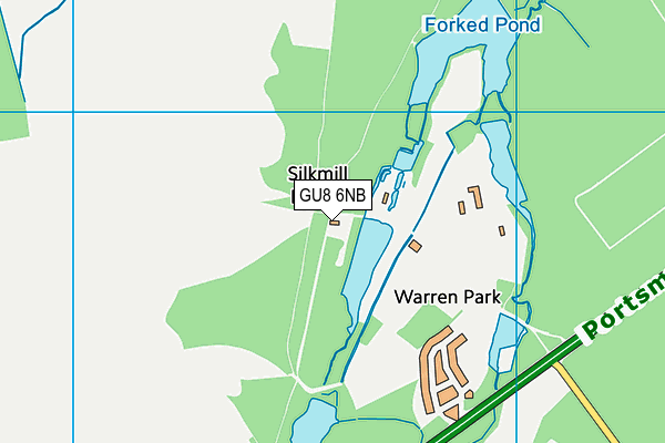 GU8 6NB map - OS VectorMap District (Ordnance Survey)