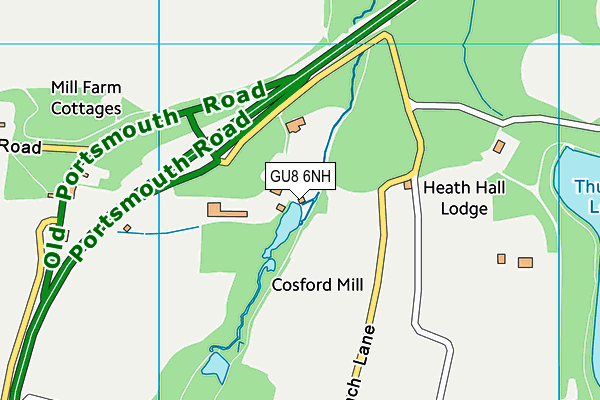 GU8 6NH map - OS VectorMap District (Ordnance Survey)