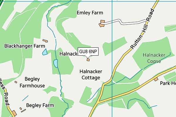 GU8 6NP map - OS VectorMap District (Ordnance Survey)