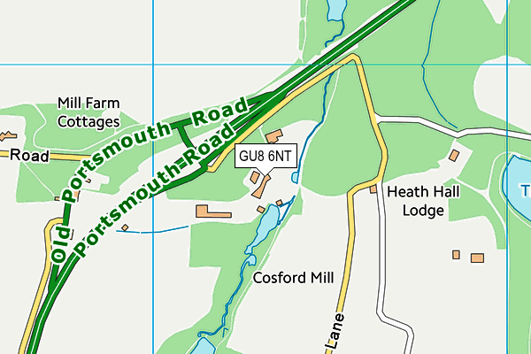 GU8 6NT map - OS VectorMap District (Ordnance Survey)