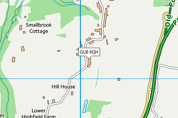 GU8 6QH map - OS VectorMap District (Ordnance Survey)