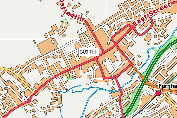 GU9 7HH map - OS VectorMap District (Ordnance Survey)