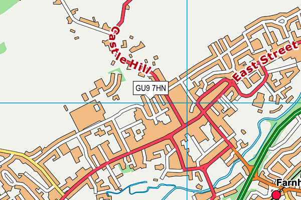 GU9 7HN map - OS VectorMap District (Ordnance Survey)
