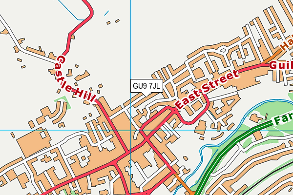 GU9 7JL map - OS VectorMap District (Ordnance Survey)