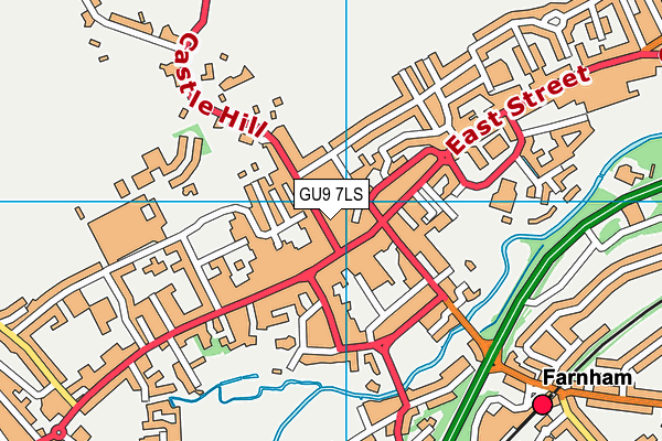 GU9 7LS map - OS VectorMap District (Ordnance Survey)