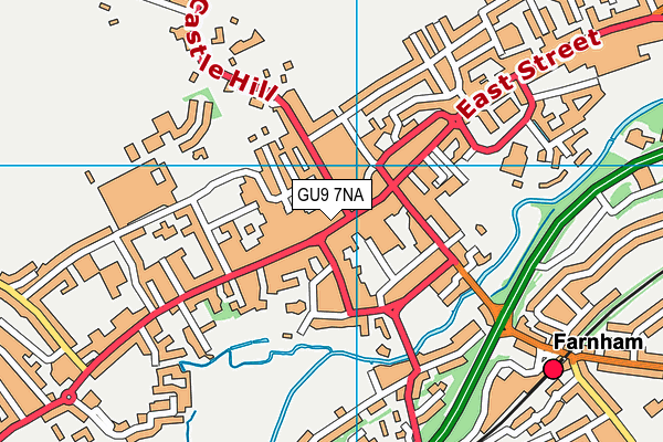 GU9 7NA map - OS VectorMap District (Ordnance Survey)