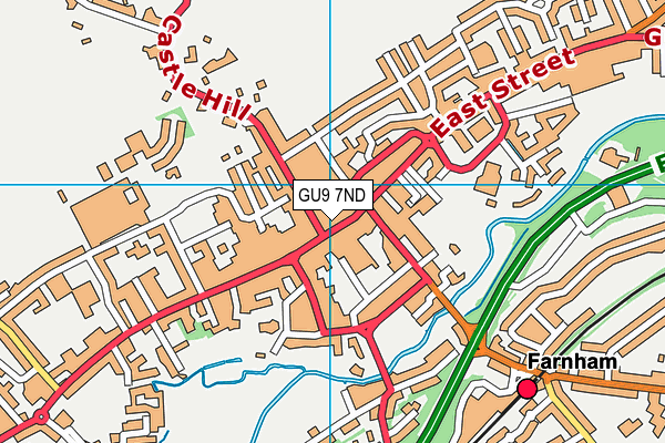GU9 7ND map - OS VectorMap District (Ordnance Survey)