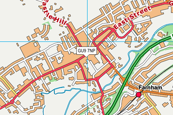 GU9 7NP map - OS VectorMap District (Ordnance Survey)