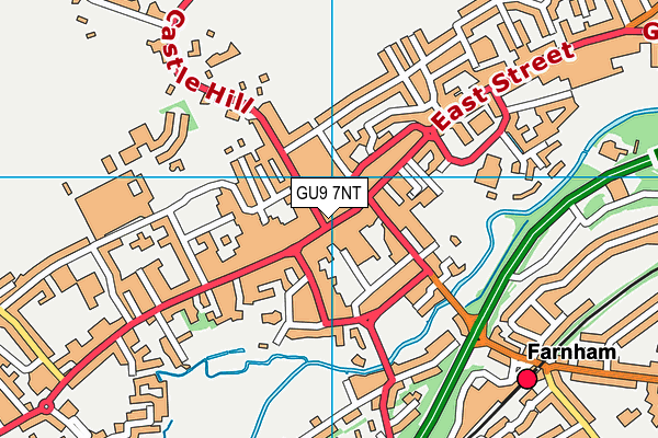 GU9 7NT map - OS VectorMap District (Ordnance Survey)