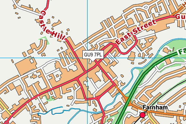 GU9 7PL map - OS VectorMap District (Ordnance Survey)