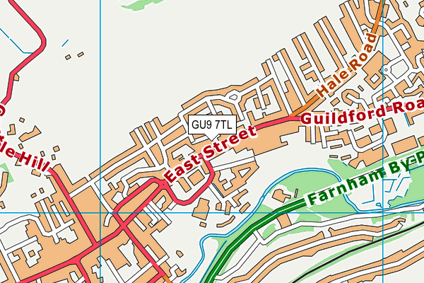 GU9 7TL map - OS VectorMap District (Ordnance Survey)