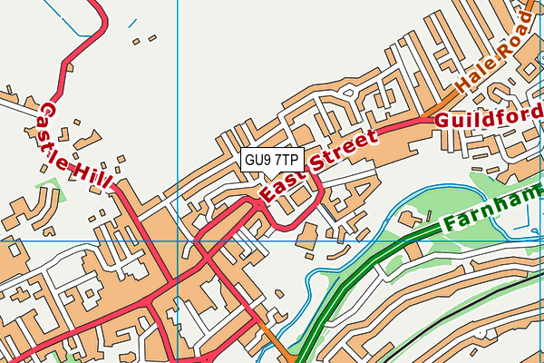 GU9 7TP map - OS VectorMap District (Ordnance Survey)