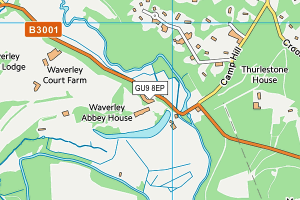 Map of WAVERLEY ABBEY TRADING LIMITED at district scale