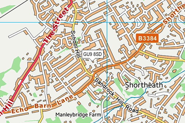 Map of HEATHER CLOSE RESIDENTS ASSOCIATION LIMITED at district scale