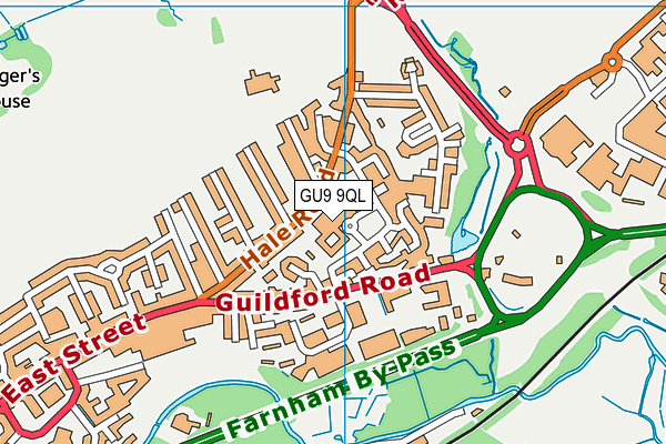 GU9 9QL map - OS VectorMap District (Ordnance Survey)