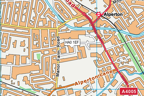 Map of NORTH CIRCULAR VIEW LTD at district scale