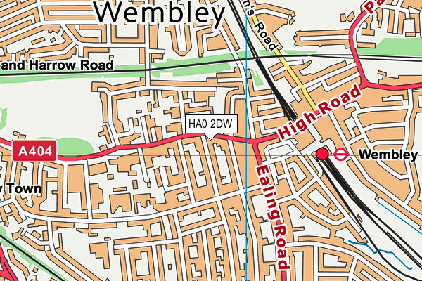 Map of WEMBLEY SOLICITORS LIMITED at district scale
