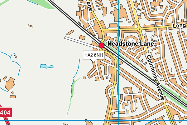 HA2 6NH map - OS VectorMap District (Ordnance Survey)