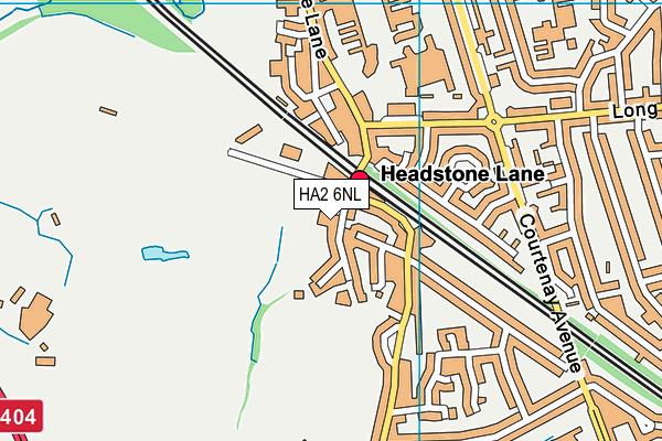 HA2 6NL map - OS VectorMap District (Ordnance Survey)