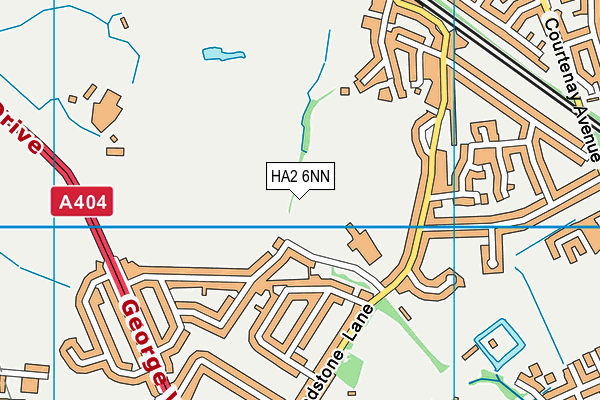 HA2 6NN map - OS VectorMap District (Ordnance Survey)