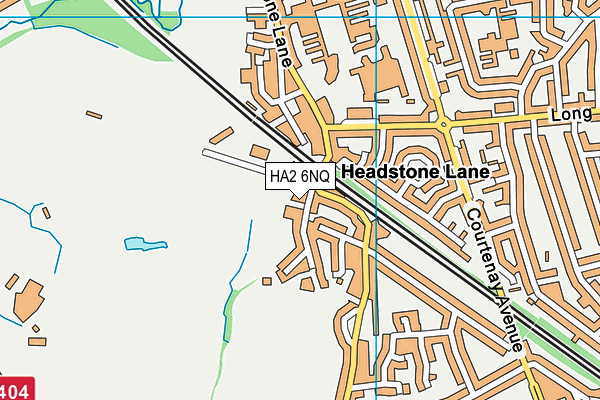 HA2 6NQ map - OS VectorMap District (Ordnance Survey)