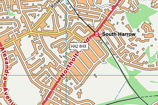 Map of SHARON HAIRDRESSING LTD at district scale