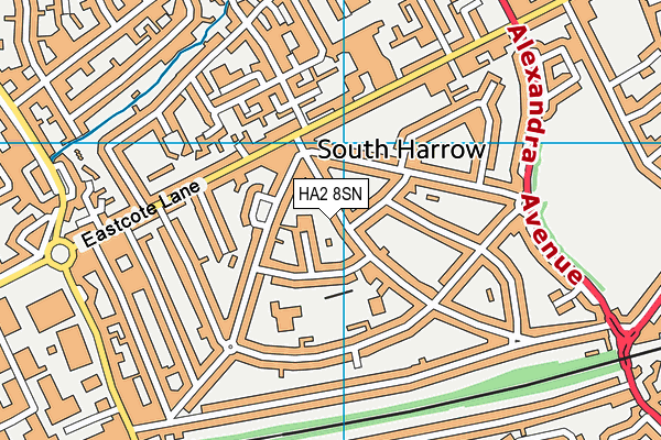 Map of REGENTS PARK MEWS LIMITED at district scale