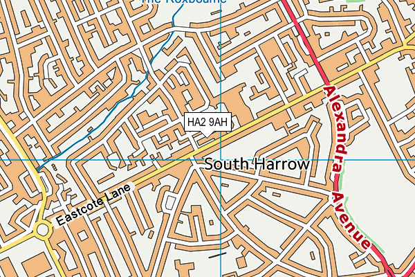 Rooks Heath College map (HA2 9AH) - OS VectorMap District (Ordnance Survey)
