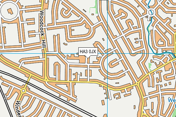 Mount Stewart Infant School map (HA3 0JX) - OS VectorMap District (Ordnance Survey)