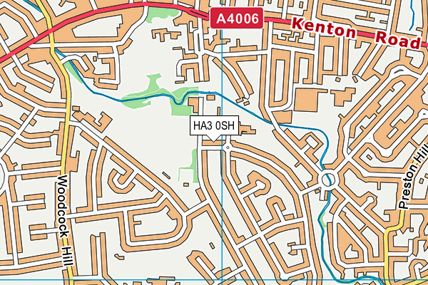 Woodcock Park map (HA3 0SH) - OS VectorMap District (Ordnance Survey)