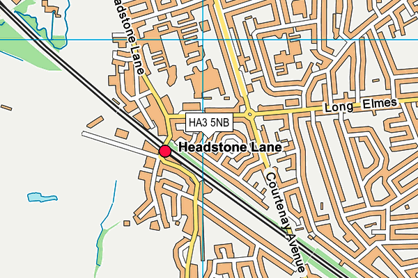 HA3 5NB map - OS VectorMap District (Ordnance Survey)