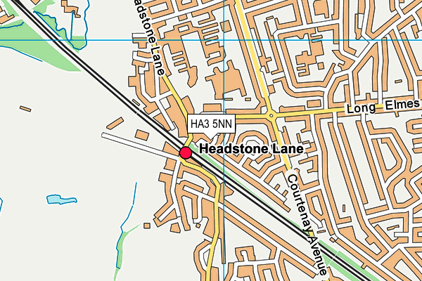 HA3 5NN map - OS VectorMap District (Ordnance Survey)