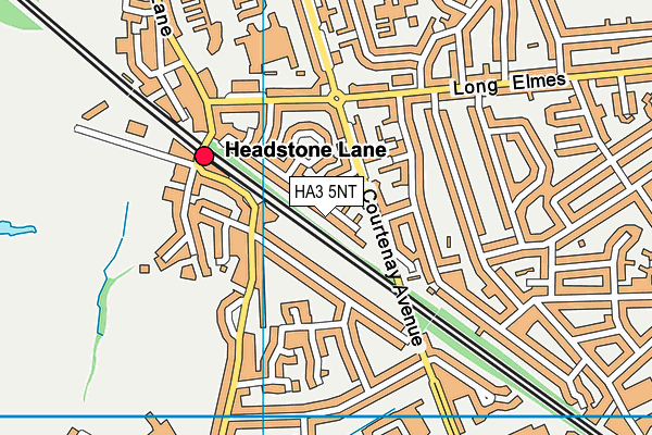 HA3 5NT map - OS VectorMap District (Ordnance Survey)