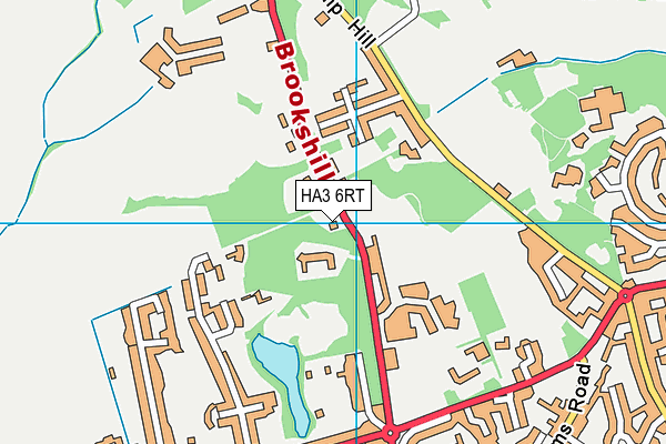 HA3 6RT map - OS VectorMap District (Ordnance Survey)