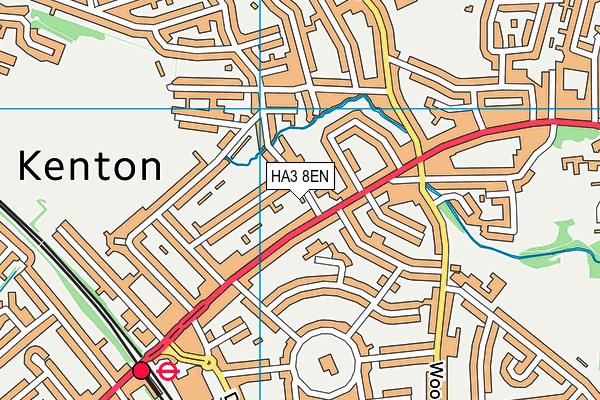 HA3 8EN map - OS VectorMap District (Ordnance Survey)