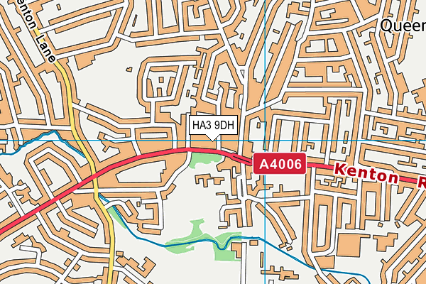 Snap Fitness (Kenton) map (HA3 9DH) - OS VectorMap District (Ordnance Survey)