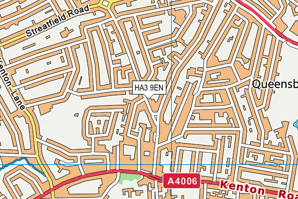 HA3 9EN map - OS VectorMap District (Ordnance Survey)