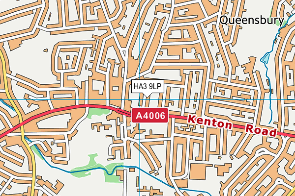 HA3 9LP map - OS VectorMap District (Ordnance Survey)