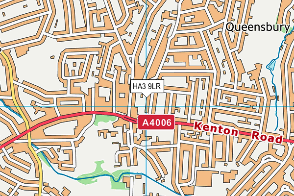 HA3 9LR map - OS VectorMap District (Ordnance Survey)