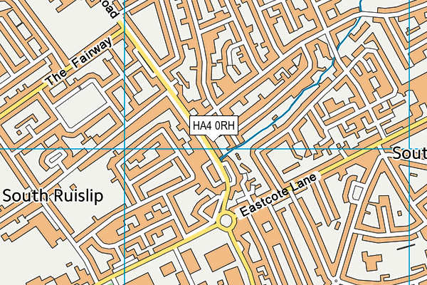 HA4 0RH map - OS VectorMap District (Ordnance Survey)