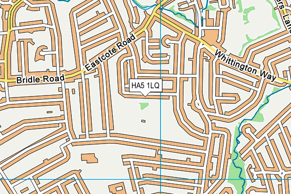 HA5 1LQ map - OS VectorMap District (Ordnance Survey)