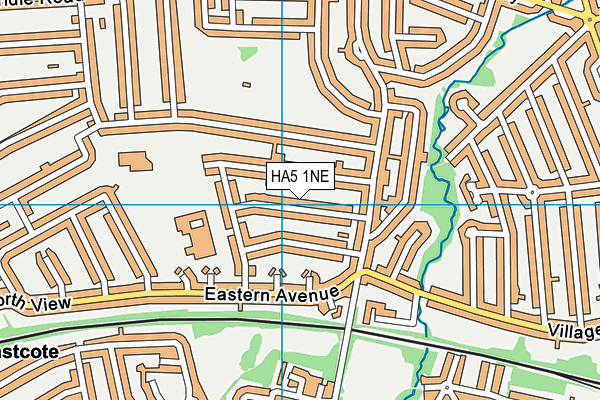 HA5 1NE map - OS VectorMap District (Ordnance Survey)