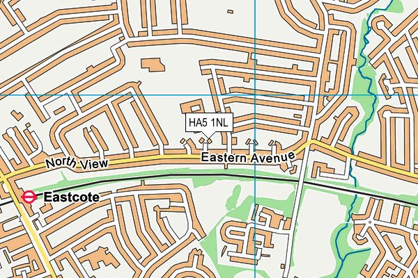 HA5 1NL map - OS VectorMap District (Ordnance Survey)