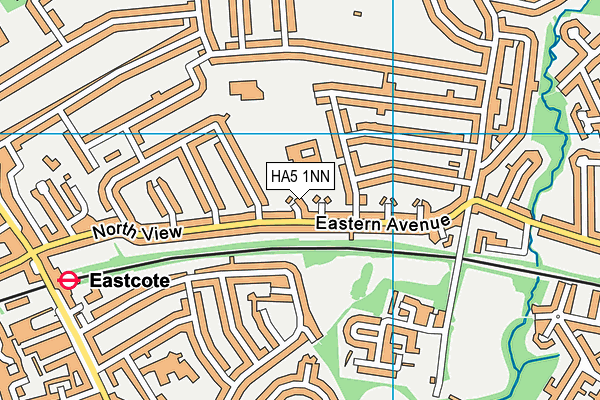 HA5 1NN map - OS VectorMap District (Ordnance Survey)
