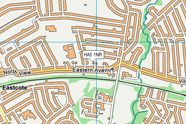 HA5 1NR map - OS VectorMap District (Ordnance Survey)